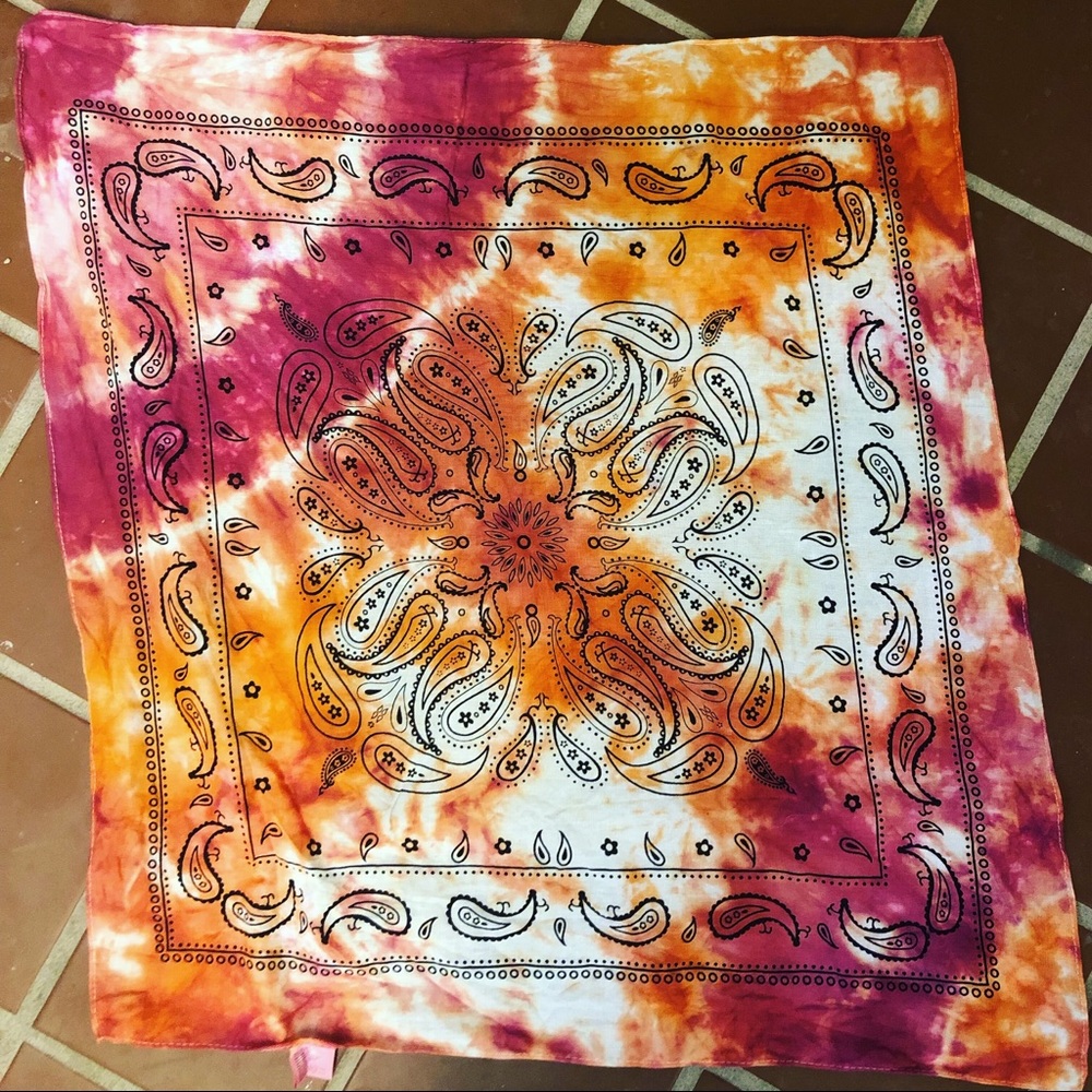 (2 for 17!!) tie dye bandana